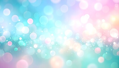 Wall Mural - bright abstract background of glitter vintage lights. sparkling colorful glowing bokeh confetti