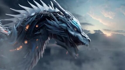 Dragon nano robo big size , ai video generative