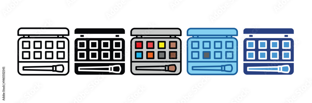 Eyeshadow  Icon Element For Design