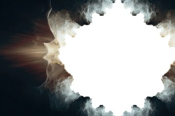 Aufkleber - Celestial Portal: An ethereal gateway to the unknown, a luminous aperture shimmering with celestial energy, framed by swirling cosmic dust and otherworldly nebulas.