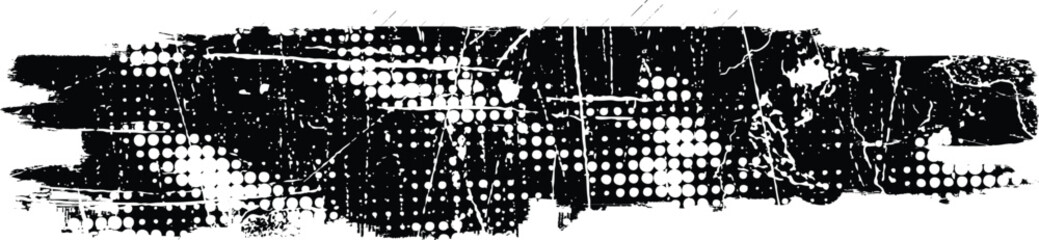 Leinwandbilder - Grunge textured banner with rough edges. Speckled texture. Overlay grunge texture . Simply place texture over any object to create grunge effect . Banner with scratched surface for your design. 