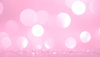 Wall Mural - bright pink abstract background of glitter vintage lights. sparkling rose colorful glowing bokeh con