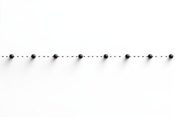 Aufkleber - Red dots create a striking visual pattern on a minimalistic white background, emphasizing simplicity and elegance in modern art design