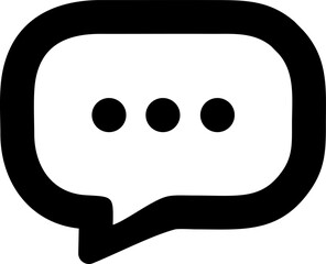Poster - Impatient chat box with ellipsis