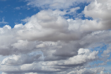 Wall Mural - Blue sky with white clouds
