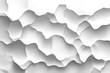Poster - Abstract design with textured white and gray layers.