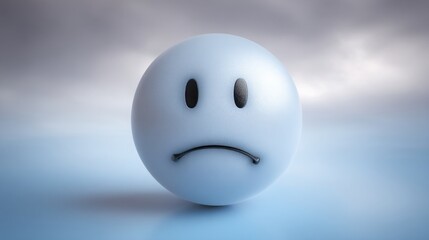Poster - Sad expression representing emotion-aligned sales concept focused on trust-led conversion in digital marketing