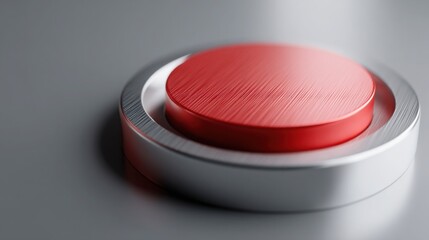 Poster - button icon depicting the executive decision switch concept for clarity-based responsibilities and e