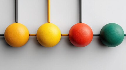 Poster - sequential representation of a row of identity flow structure icons mapping movement for business gr