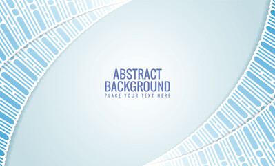 Wall Mural - Blue gradation abstract line background