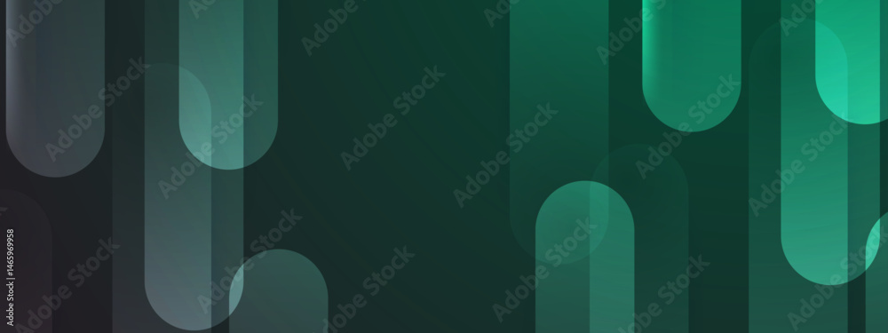 Abstract background with overlapping green shapes suitable for graphic ...