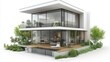 © Artajar - Sophisticated minimalist villa design with panoramic windows off