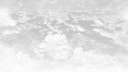 Aufkleber - A gray sky with clouds. 