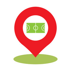field pin location icon