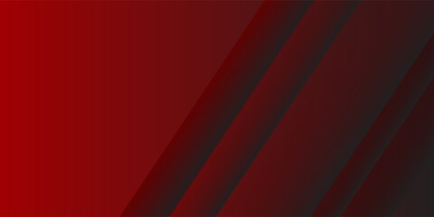 Aufkleber - Red line with white architecture futuristic background minimal concept vector illustration subtle design.