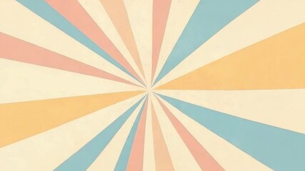 Poster - vibrant abstract background with radiating lines in soft pastel colors for creative design projects 