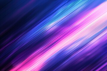 Poster - Abstract lines create a gradient of blues and purples in a futuristic style background