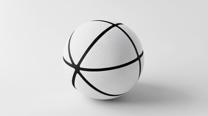Poster - White basketball