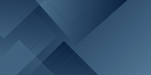 Poster - simple blue background. flat blue gradation wavy geometric background. blue geometric triangles shap