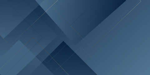 Poster - simple blue background. flat blue gradation wavy geometric background. blue geometric triangles shap