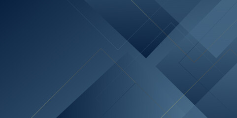 Poster - simple blue background. flat blue gradation wavy geometric background. blue geometric triangles shap