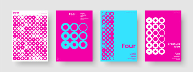 Wall Mural - isolated flyer design. creative brochure template. abstract book cover layout. banner. report. backg