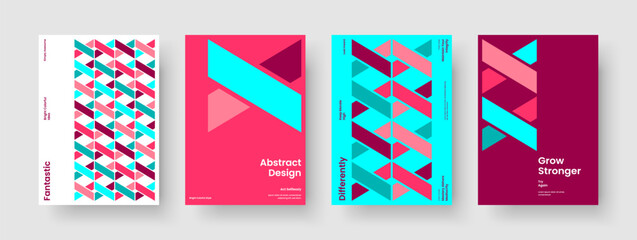 Wall Mural - abstract banner design. creative book cover layout. modern report template. background. business pre