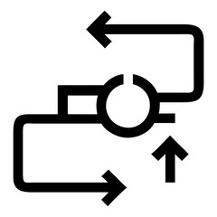 Aufkleber - find the best abstract process flow diagram vector illustration for your next creative project onlin