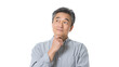 © Emre Akkoyun - Middle aged asian man on transparent background