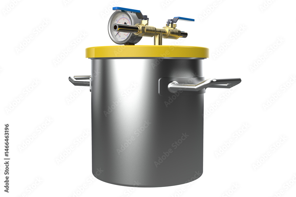 Manometer Inlet Port Compact Vacuum Chamber Stainless Steel with Transparent Top, Pressure ...