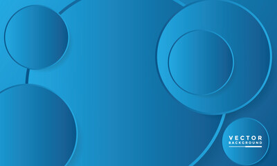 Aufkleber - Modern abstract light blue circle shape design.