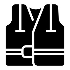 Wall Mural - vest solid icon