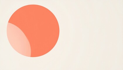 Poster - Dynamic circular composition abstract art minimalist design studio aesthetic viewpoint visual concept exploration