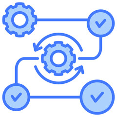Poster - Process Blue Icon
