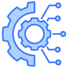Poster - Engineering Blue Icon