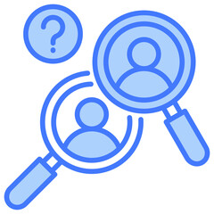 Poster - Find Blue Icon