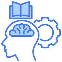 Poster - Cognitive Training Blue Icon