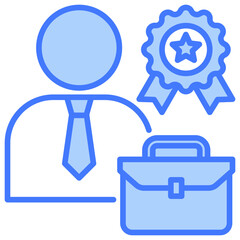 Poster - Professional Blue Icon