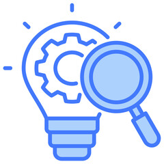 Poster - Research And Development Blue Icon