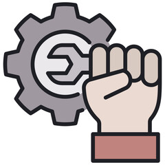 Poster - Technical Skills Lineal Color Icon