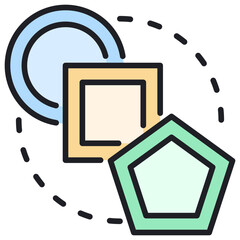 Poster - Shaping Lineal Color Icon