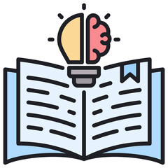 Poster - Knowledge Lineal Color Icon