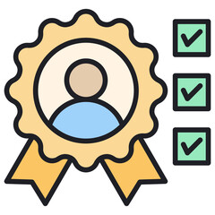 Poster - Competence Lineal Color Icon