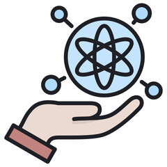 Poster - Science Lineal Color Icon