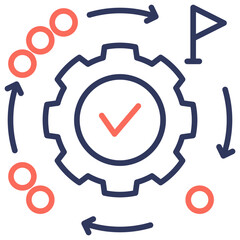 Poster - Phases Dual Tone Icon