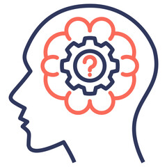 Poster - Critical Thinking Dual Tone Icon