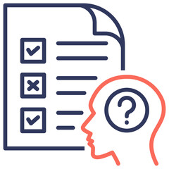 Poster - Hypothesis Dual Tone Icon