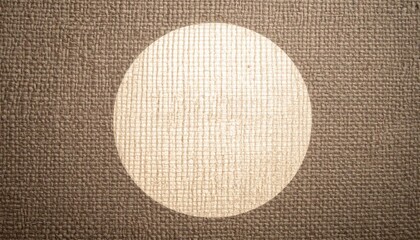 Poster - artistic circle pattern on textured canvas abstract artwork studio environment close-up view visual 