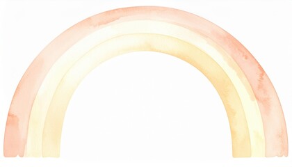 Poster - Colorful rainbow over soft pastel sky atmospheric art tranquil environment aesthetic viewpoint nature concept