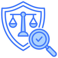 Poster - Compliance Checks Blue Icon